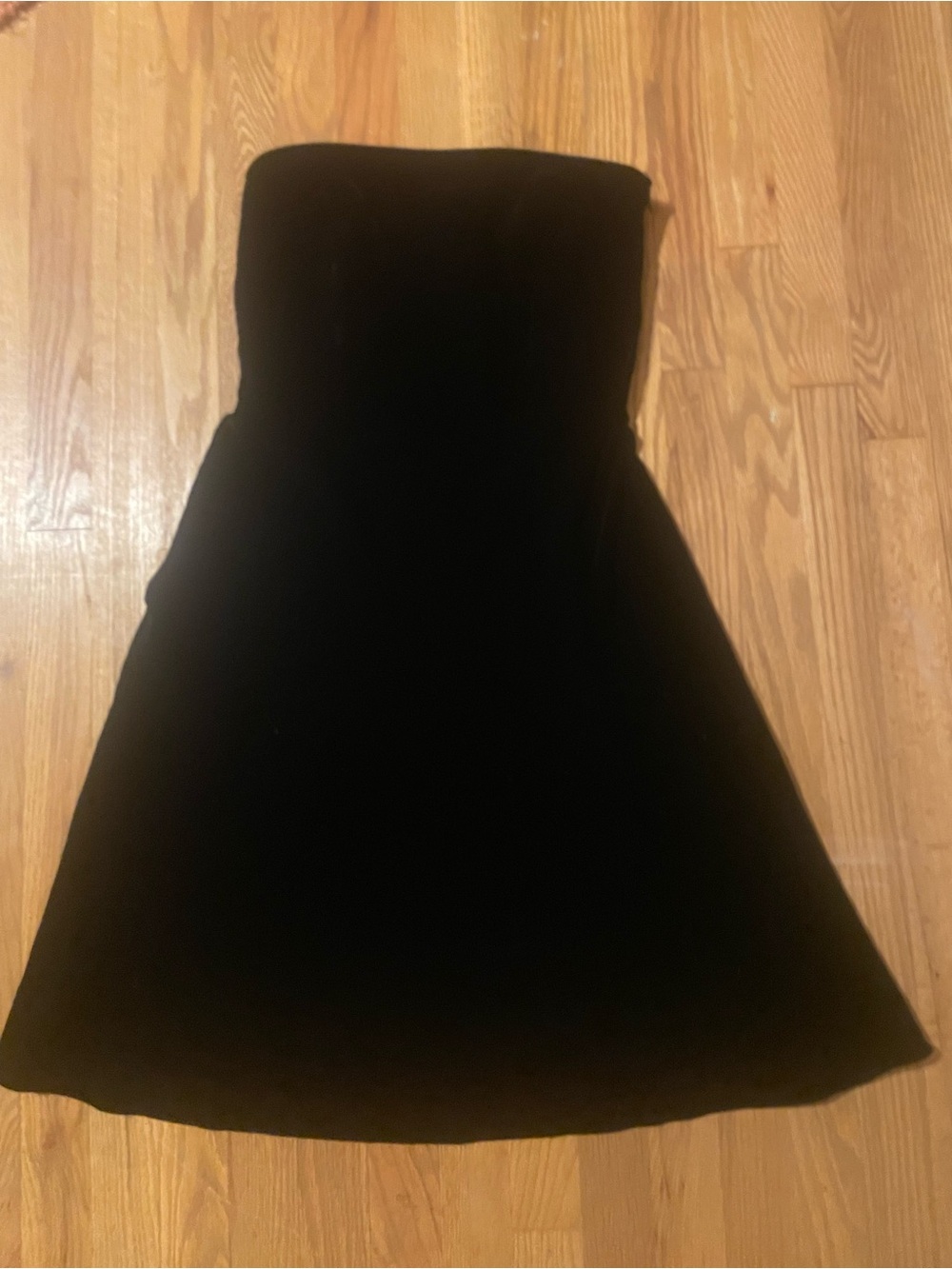 Ann Taylor Black Satin Lined Dress Shell